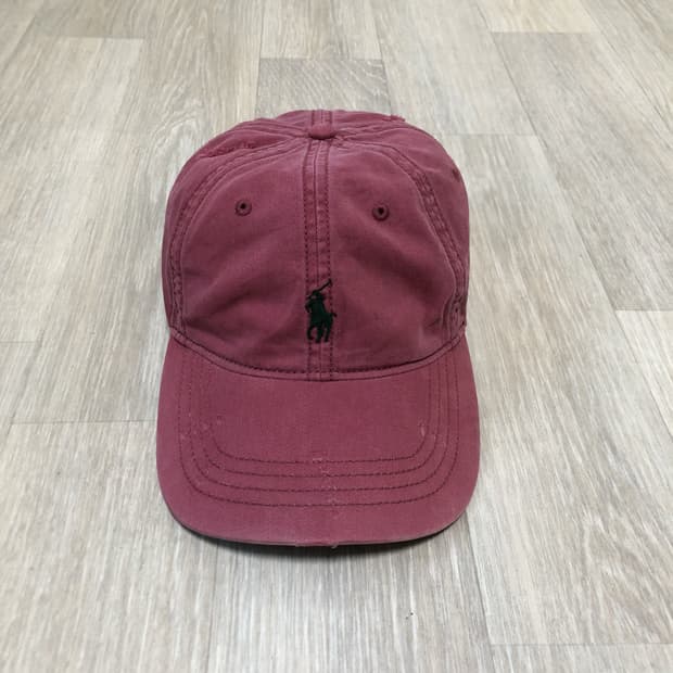 (OS) 00's 폴로 랄프로렌 POLO PRL 가먼트 다잉 볼캡 워시드