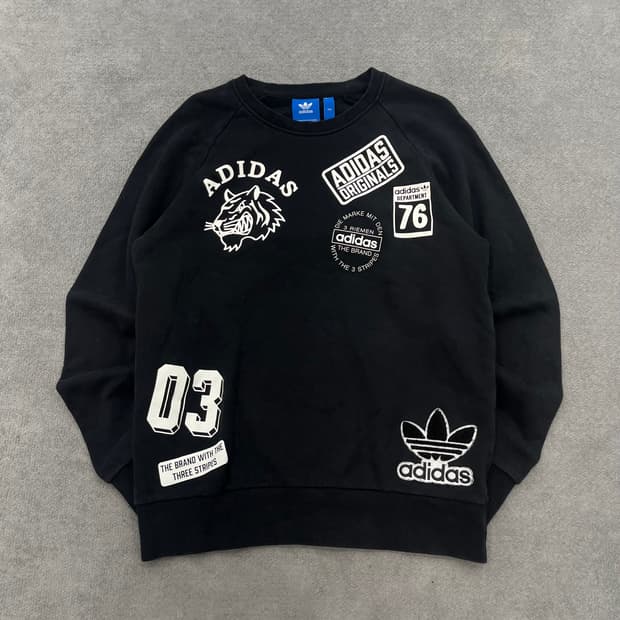 95 아디다스 오리지널스 패치로고 맨투맨