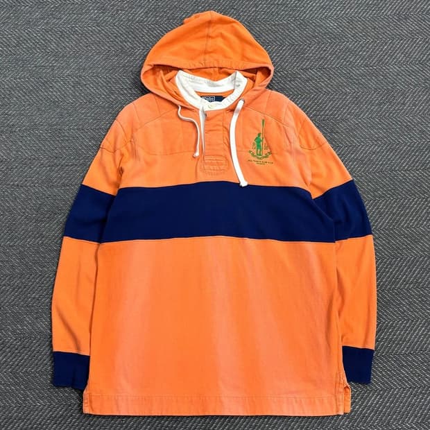 폴로 랄프로렌 럭비 후드티 V0516