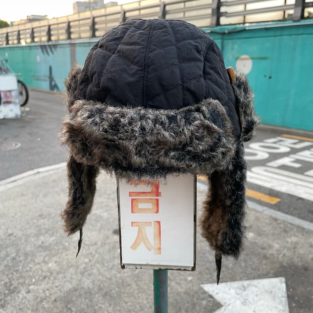 (빈티지)RUBEN 루벤 패딩 퍼 트루퍼 햇