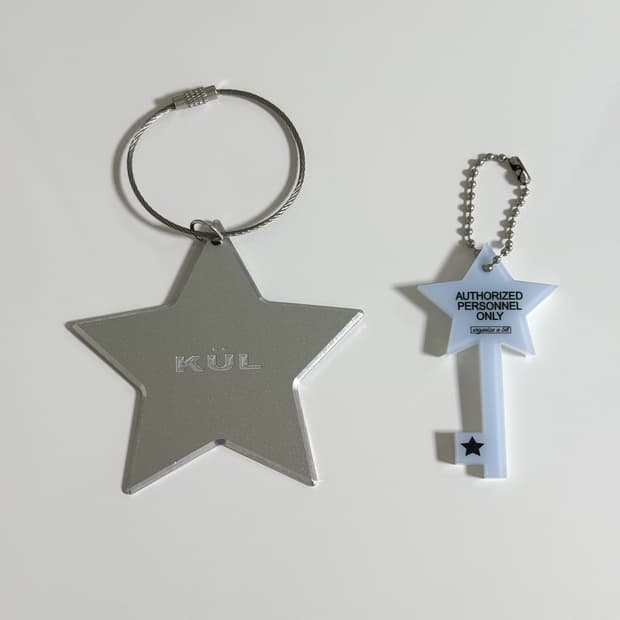 (일괄) KUL 큘 별 키링, OAB 별 키링