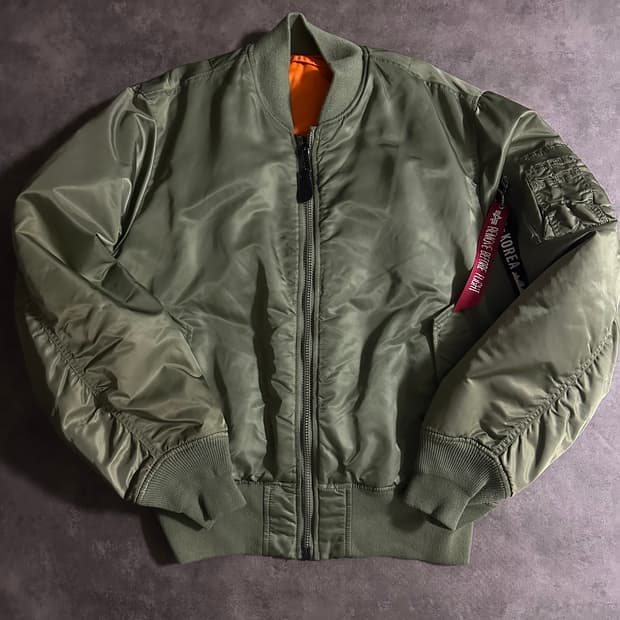 알파 인더스트리 MA-1 플라이트 자켓 L~XL