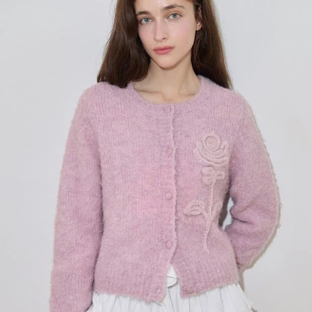 시눈 로즈 플라워 가디건 sinoon rose flower 판매해요