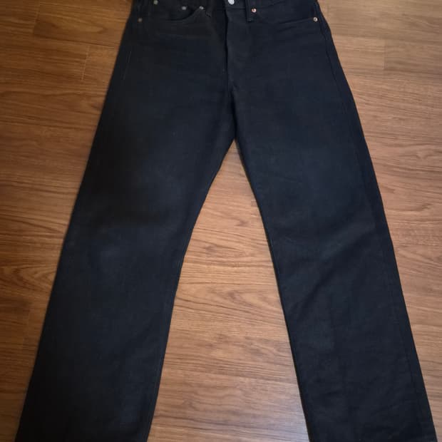 (31x30) Rrl 빈티지 파이브 포켓 블랙온블랙 빈파포 블온블