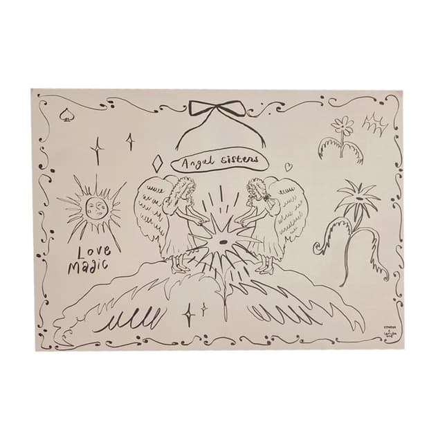 Eesookee Art 이수키 X 규린 콜라보 포스터 및 액자