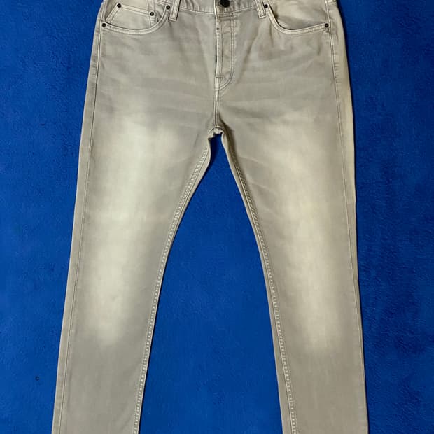 AllSaints 올세인츠 시가렛 스키니 핏 그레이 데님 진 W34