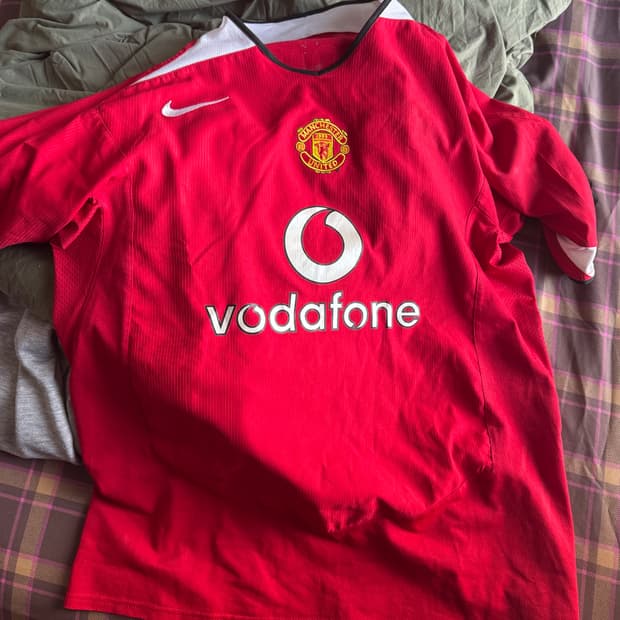 04-06 맨유 보다폰 유니폼 (루니 마킹) 해외L