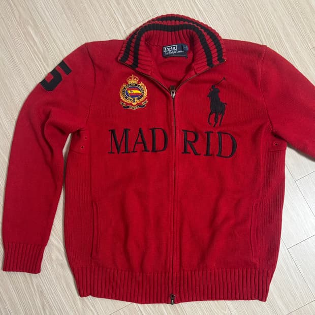 폴로 랄프로렌 MADRID 집업 니트 L
