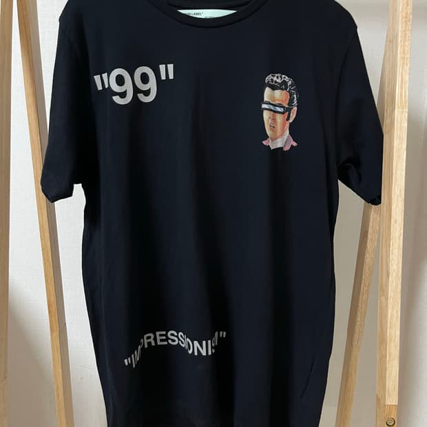 오프화이트 "IMPRESSIONISM" 반팔티 L 정품