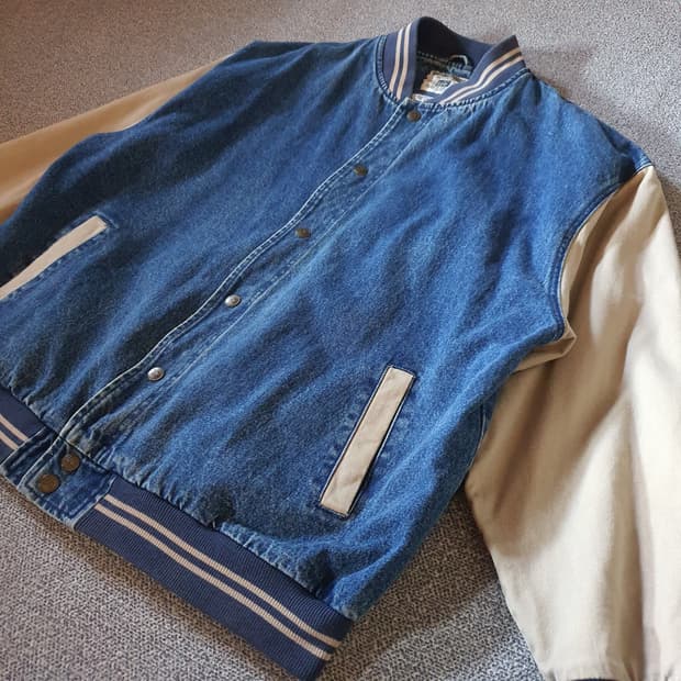 Lee 데님 바시티 자켓