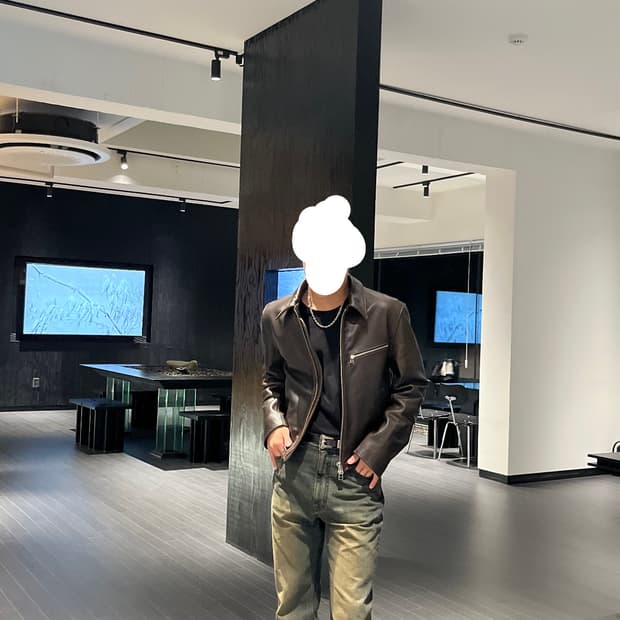 토니웩 가죽자켓(다크 브라운,L)
