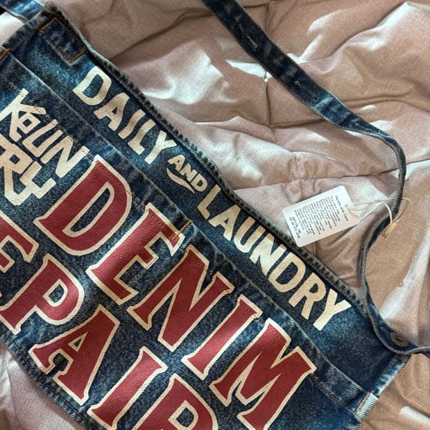 캐피탈 13온즈 데님 앞치마 새상품급