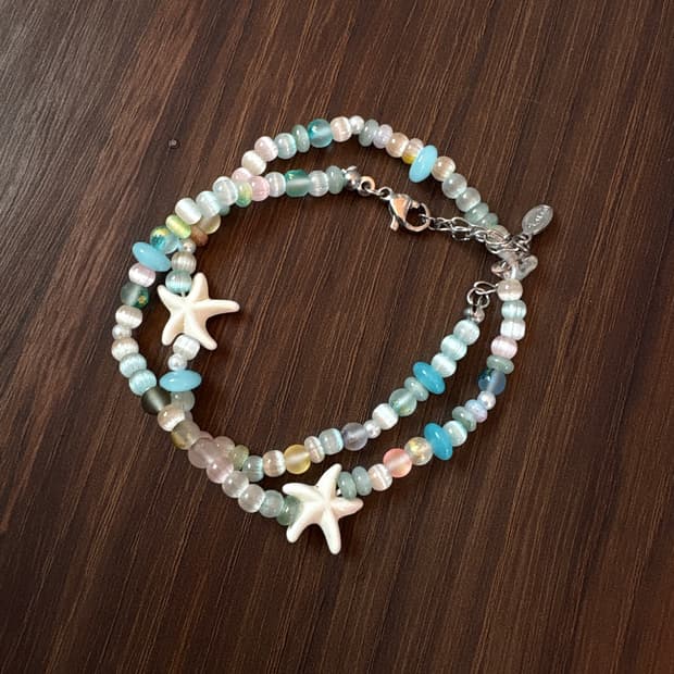 제가 만들었어여 6 팔찌