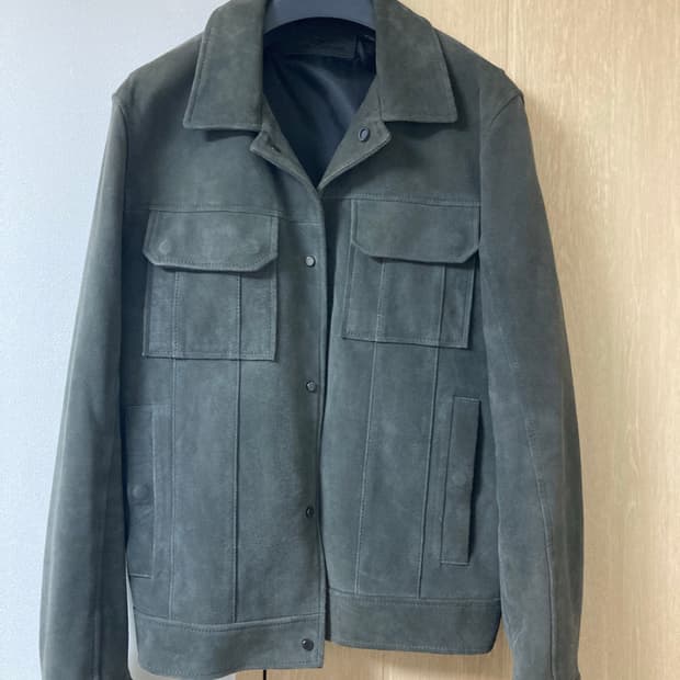 느와르라르메스 스웨이드 염소가죽자켓 46