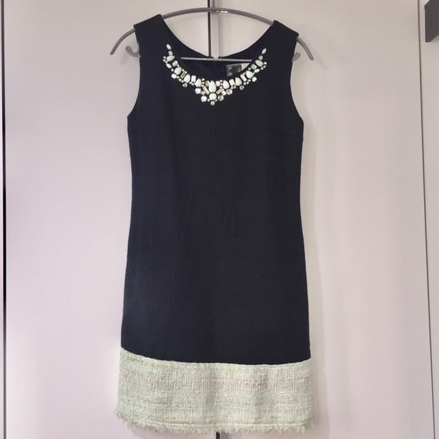 Rady 라디 오리지널 트위드 슬리브리스 원피스