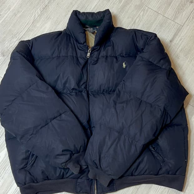 90s 폴로 숏패딩