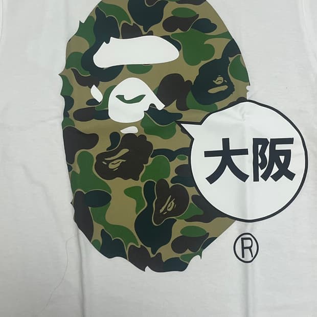 베이프 에이프헤드 시티 티셔츠 오사카