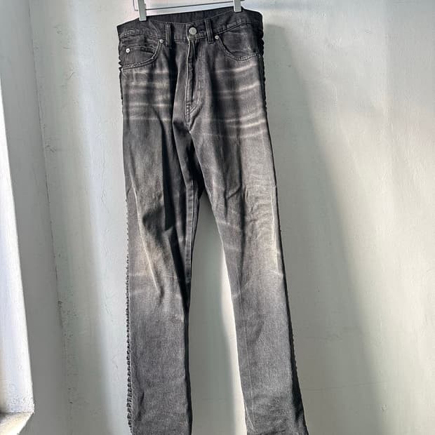martine rose twist denim jeans