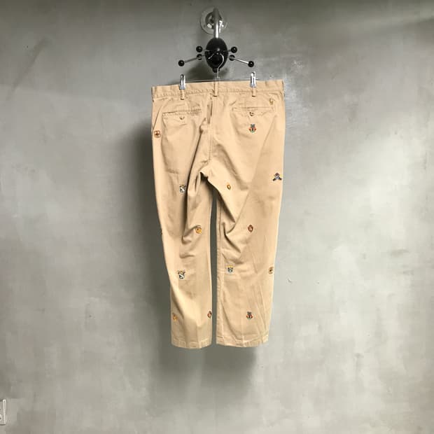 폴로 랄프로렌 멀티 자수 치노 팬츠 베이지 38/34