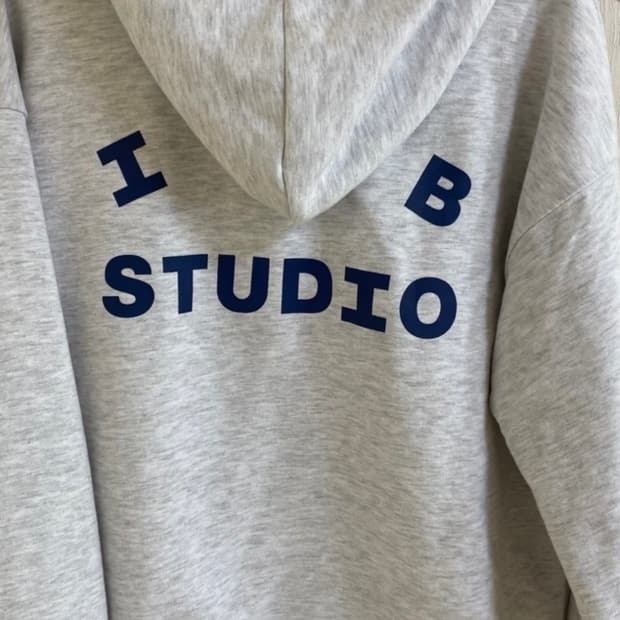 아이앱스튜디오 후드티 s 백멜란지