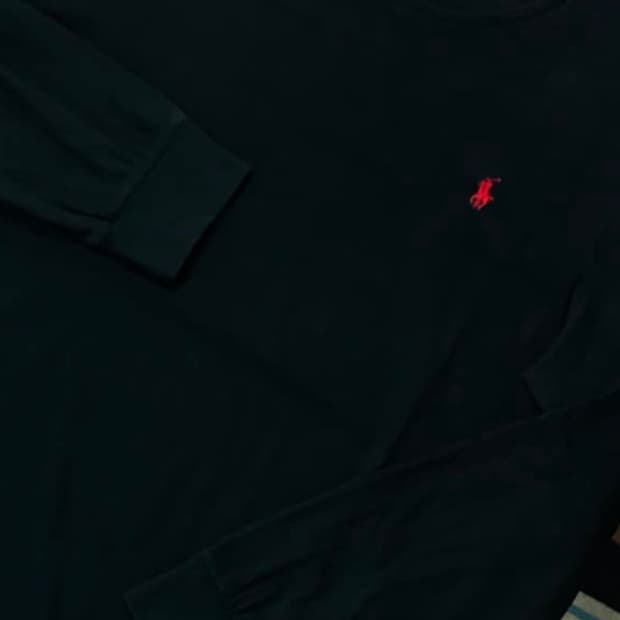 L폴로 랄프로렌 블랙 롱슬리브