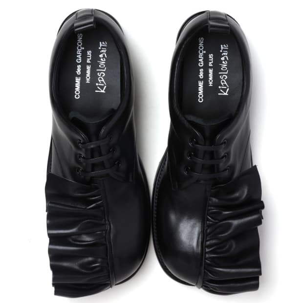 꼼데가르송 옴므플러스xkidslovegaite 레더슈즈 US9