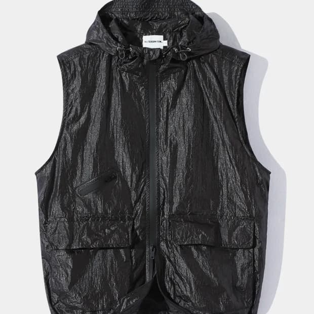 2 ) 디미트리블랙 나일론 메탈 후드 베스트