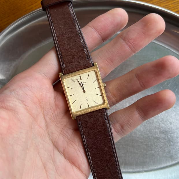 80s seiko chariot tank gold