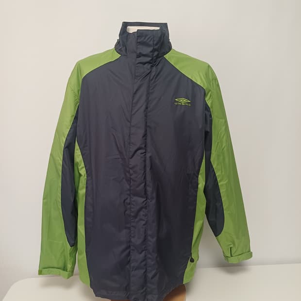 [희귀/Y2K] 엄브로 오버핏 라임 포인트 웜업 재킷 (100)