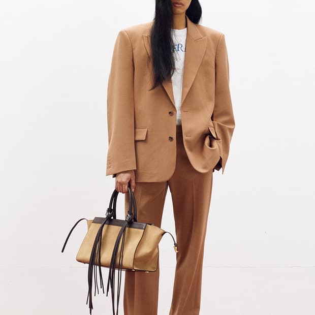 렉토 25ss 스트럭쳐 울 테일러드 셋업 로즈베이지 S