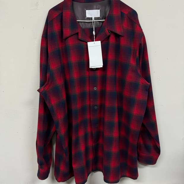 마르지엘라 25fw 펜들턴 플란넬 셔츠 새상품