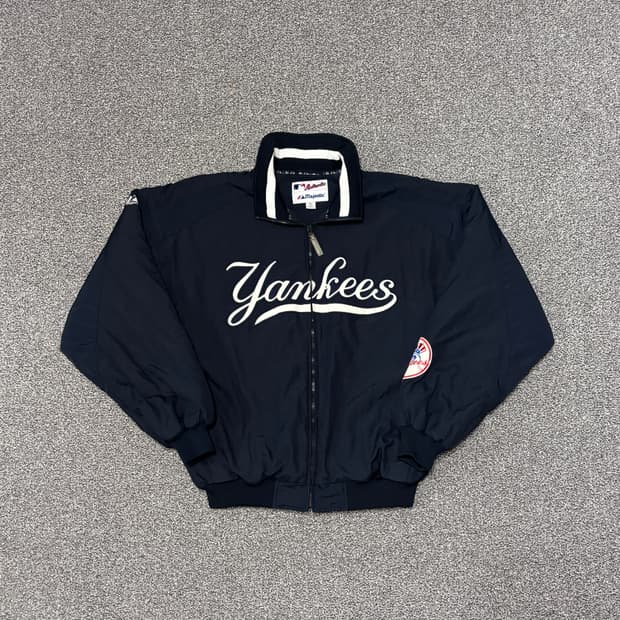 90s 빈티지 마제스틱 양키스 덕아웃 자켓
