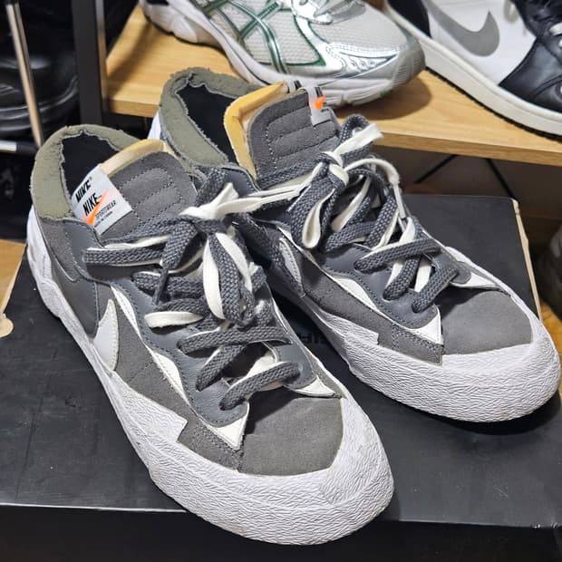280 나이키 x 사카이 블레이저 로우 아이언 그레이