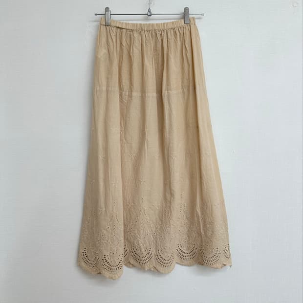 punching cotton skirt