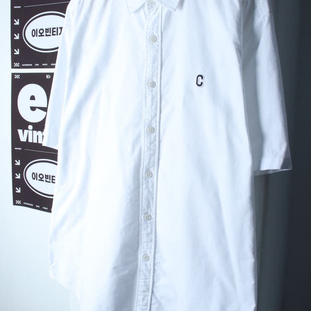 (L-XL) 커버낫 반팔 카라 티셔츠 셔츠 남방 작은이염-H36081