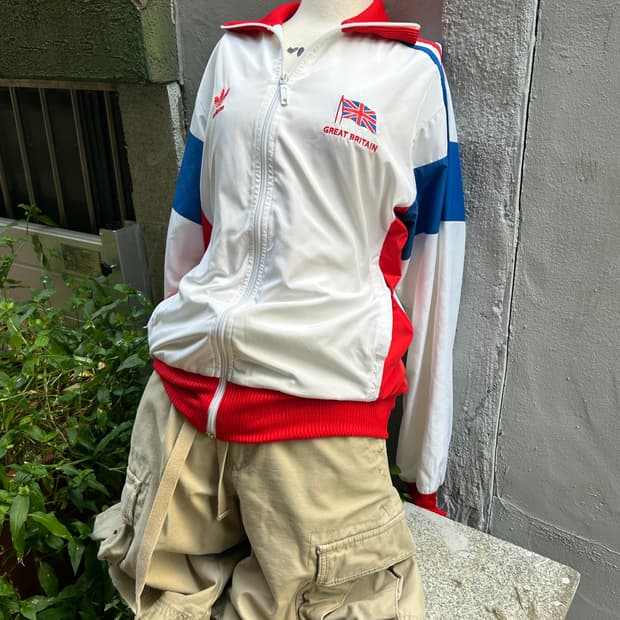 rare* 아디다스 영국 바람막이 져지 