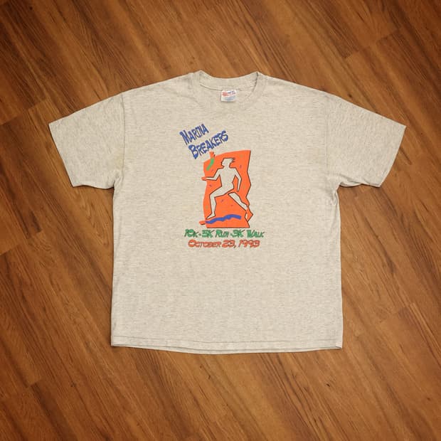 90s 빈티지 러닝 나염 반팔 티셔츠 판매
