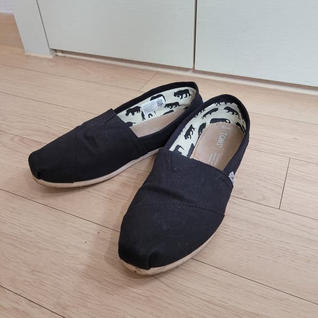 탐스 TOMS 알파가타 캔버스 슬립온 245 블랙