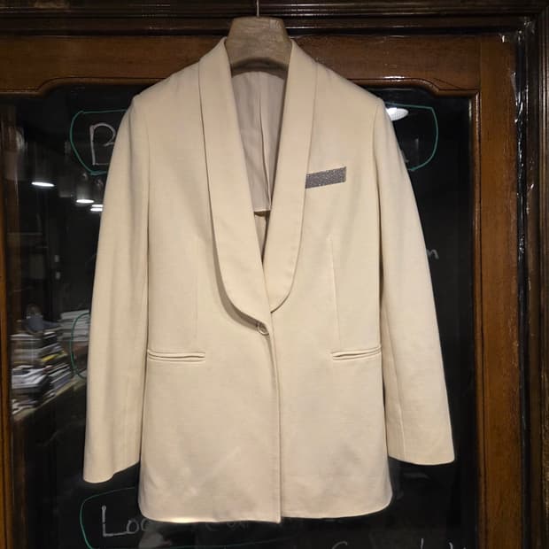 브루넬로 쿠치넬리 숄칼라자켓