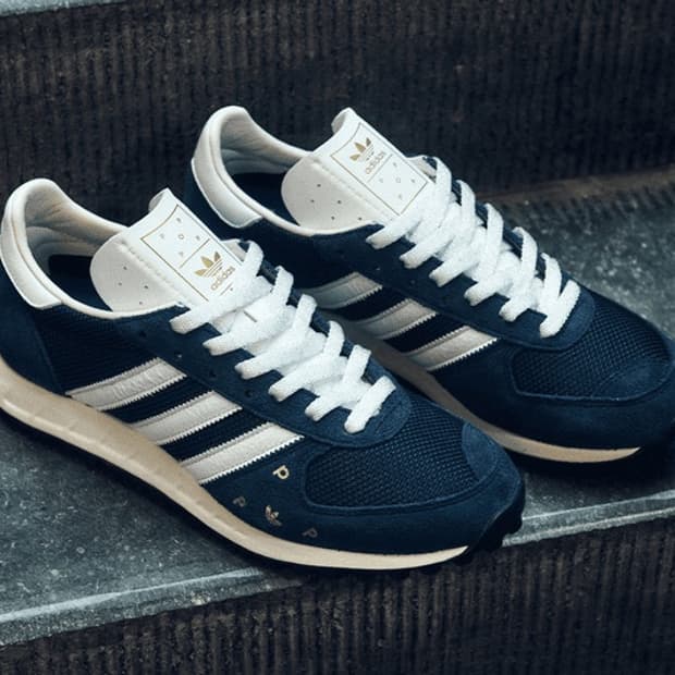 아디다스 x 팝 트레이딩 컴퍼니 TRX 컬리지에이트 네이비