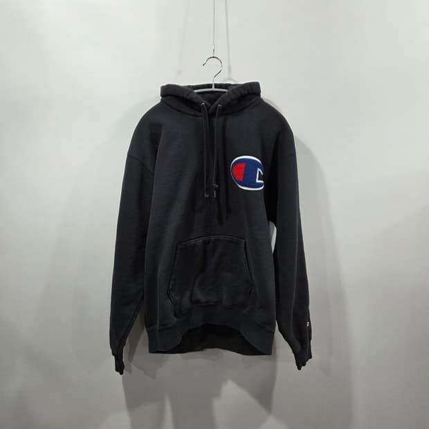 챔피온 빅로고 기모 후드티 XXL 