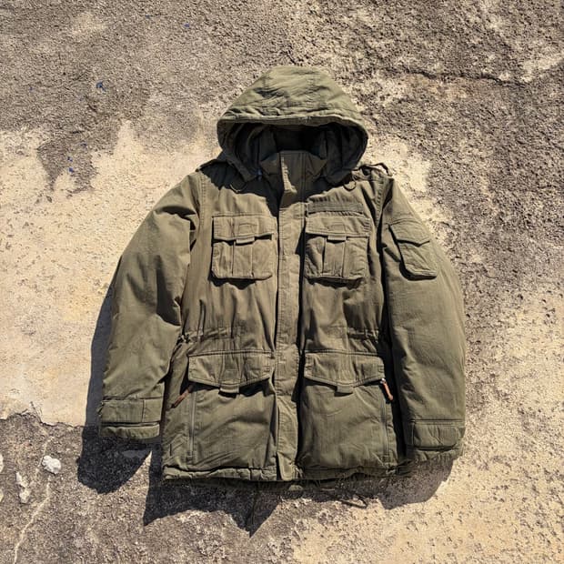 에디바우어 빈티지 구스다운 패딩 자켓 M