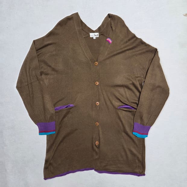 TITICACA 티티카카 배색 포인트 가디건