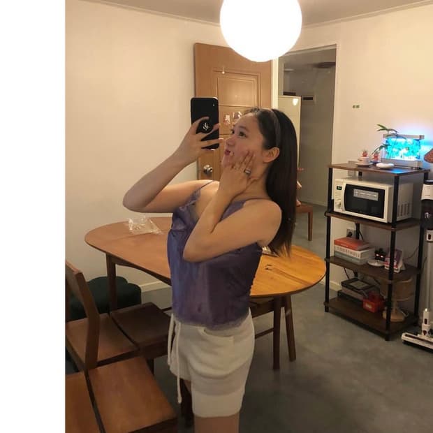 브라운 체크 머리띠 📔