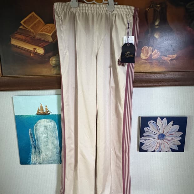 [새상품] 니들스 트랙팬츠 폴리 스무스 아이보리 L