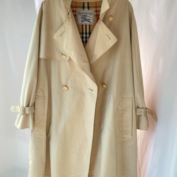 정품) 버버리 클래식 여성 트렌치 코트 베이지