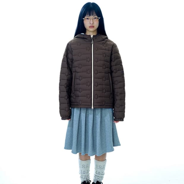 코이세이오 플러피 라이트 패딩 브라운