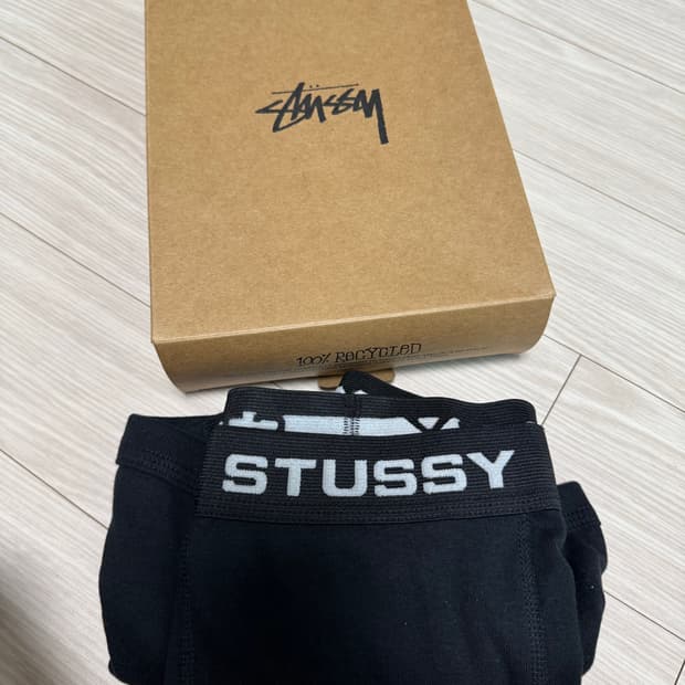 스투시 남성 브리프 블랙 (L) 새상품 1pc