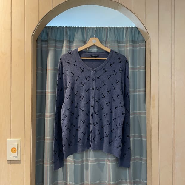 타미힐피거 마린닻가디건