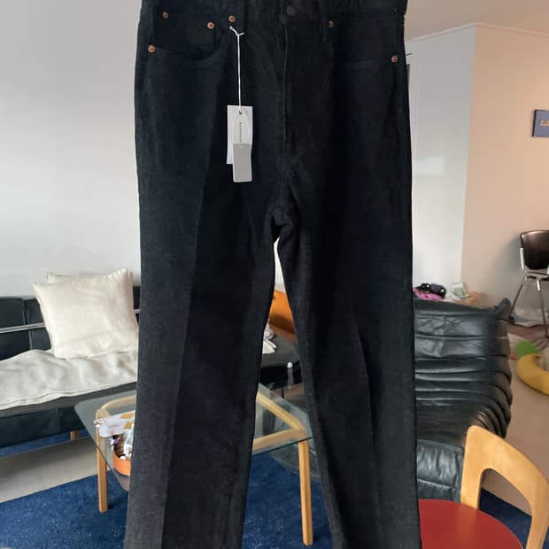 캡틴선샤인 스케이트슈컷 데님팬츠 블랙원워시 34